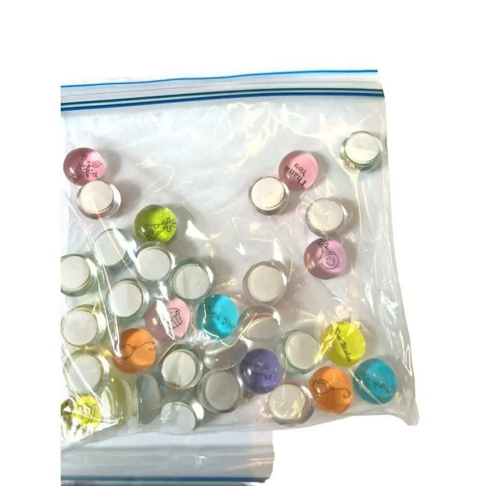 Craft Button Embellishment Lot Tools Letters Flowers Words More